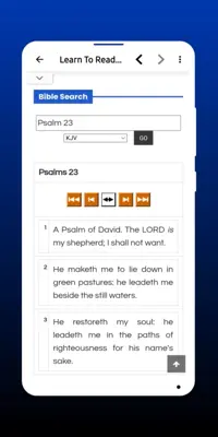 Learn To Read Your Bible android App screenshot 0