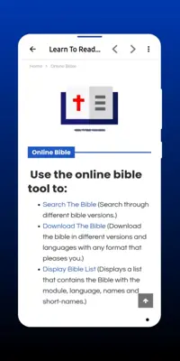 Learn To Read Your Bible android App screenshot 3